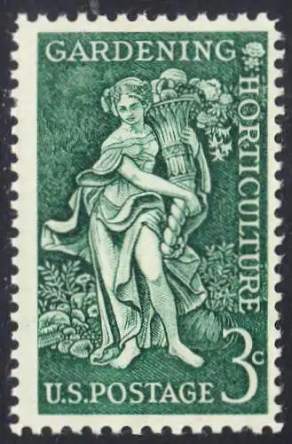 USA Michel 0723 / Scott 1100 postfrisch EINZELMARKE (a4) - Gartenbauvereine, 100. Geburtstag des Botanikers Liberty Hyde Bailey