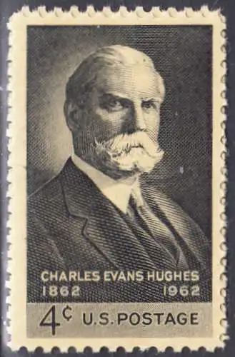 USA Michel 0825 / Scott 1195 postfrisch EINZELMARKE (a2) - 100. Geburtstag von Charles Evans Hughes; Oberrichter und Gouverneur von New York