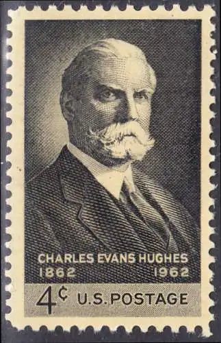 USA Michel 0825 / Scott 1195 postfrisch EINZELMARKE (a3) - 100. Geburtstag von Charles Evans Hughes; Oberrichter und Gouverneur von New York