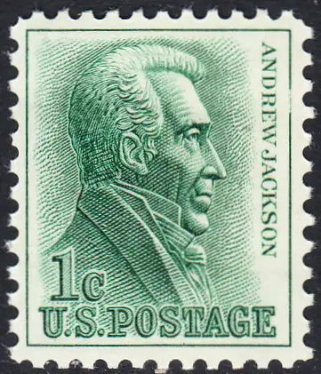 USA Michel 0816 / Scott 1209 postfrisch EINZELMARKE (a2) - Berühmte Amerikaner: Andrew Jackson, 7. Präsident