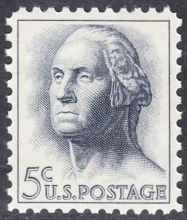 USA Michel 0817 / Scott 1213 postfrisch EINZELMARKE (a4) - Berühmte Amerikaner: George Washington, 1. Präsident
