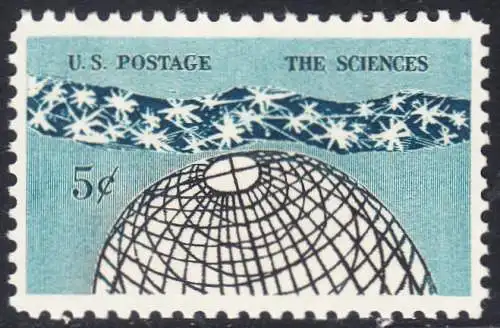 USA Michel 0850 / Scott 1237 postfrisch EINZELMARKE (a3) - 100 Jahre Nationalakademie der Wissenschaften; „Das Universum“