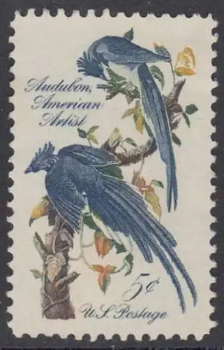 USA Michel 0854 / Scott 1241 ungummiert EINZELMARKE - John James Audubon; Zeichner und Ornithologe