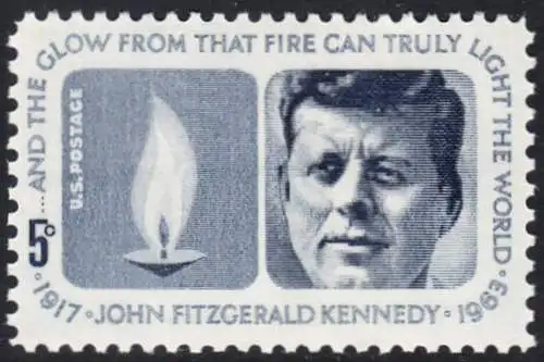 USA Michel 0860 / Scott 1246 postfrisch EINZELMARKE (a3) - John Fitzgerald Kennedy, 35. Präsident
