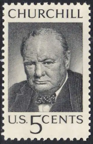 USA Michel 0880 / Scott 1264 postfrisch EiNZELMARKE (a3) - Winston Spencer Churchill; britischer Politiker, Nobelpreis 1953