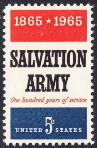 USA Michel 0883 / Scott 1267 postfrisch EINZELMARKE (a2) - 100 Jahre Heilsarmee