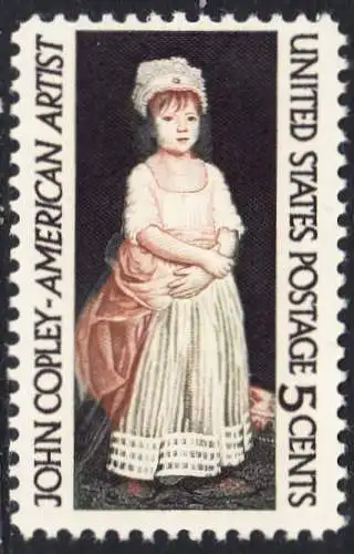 USA Michel 0889 / Scott 1273 postfrisch EINZELMARKE (a2) - John Singleton Copley, Maler