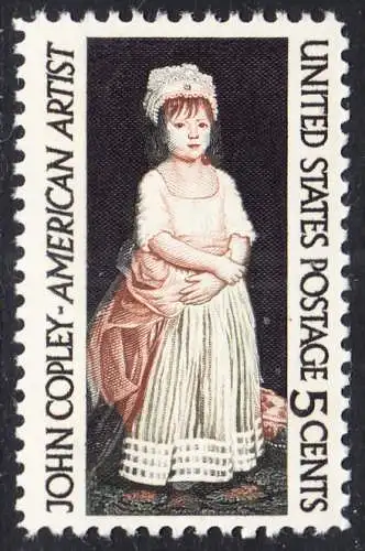 USA Michel 0889 / Scott 1273 postfrisch EINZELMARKE (a4) - John Singleton Copley, Maler