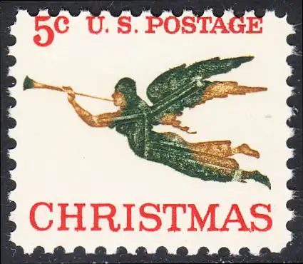 USA Michel 0892 / Scott 1276 postfrisch EINZELMARKE (a2) - Weihnachten, Erzengel Gabriel