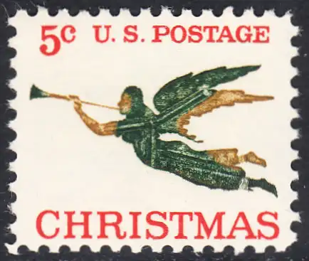 USA Michel 0892 / Scott 1276 postfrisch EINZELMARKE (a3) - Weihnachten, Erzengel Gabriel