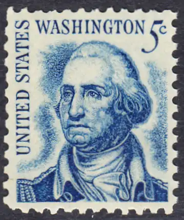 USA Michel 0895 / Scott 1283 postfrisch EINZELMARKE (a2) - Berühmte Amerikaner: George Washington, 1. Präsident 