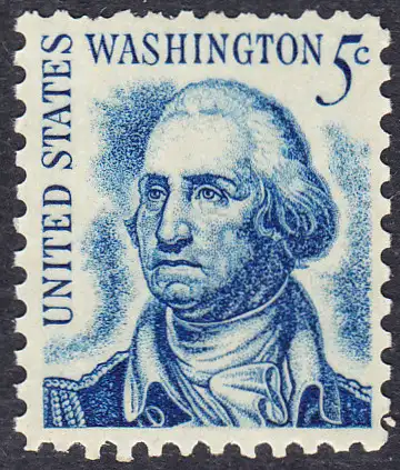 USA Michel 0895 / Scott 1283 postfrisch EINZELMARKE (a3) - Berühmte Amerikaner: George Washington, 1. Präsident 