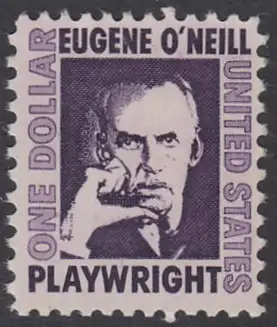 USA Michel 0934 / Scott 1294 (Gummierung beeinträchtigt) EINZELMARKE (a1) - Berühmte Amerikaner: Eugene (Gladstone) O’Neill, Dramatiker