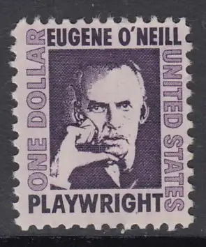 USA Michel 0934 / Scott 1294 (Gummierung beeinträchtigt) EINZELMARKE (a2) - Berühmte Amerikaner: Eugene (Gladstone) O’Neill, Dramatiker