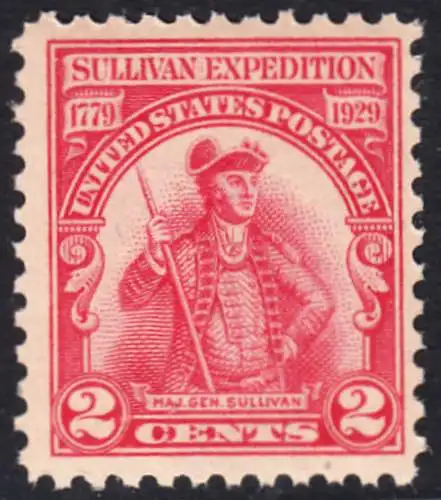 USA Michel 0318 / Scott 0657 postfrisch EINZELMARKE (a5) - 150. Jahrestag der Forschungsreise von John Sullivan im Staate New York