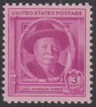 USA Michel 0593 / Scott 0980 postfrisch EINZELMARKE (a5) - 100. Geburtstag von Joel Chandler Harris; Schriftsteller, Vertreter der Local-Color-Literatur