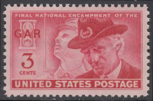 USA Michel 0599 / Scott 0985 postfrisch EINZELMARKE (a3) - Letztes Veteranentreffen der Unionsarmee, Indianapolis