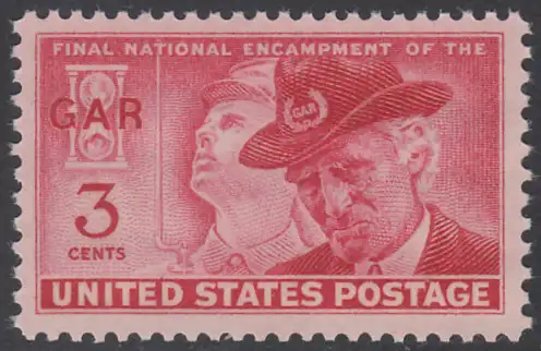 USA Michel 0599 / Scott 0985 postfrisch EINZELMARKE (a5) - Letztes Veteranentreffen der Unionsarmee, Indianapolis