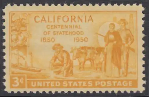 USA Michel 0615 / Scott 0997 postfrisch EINZELMARKE (a4) - 100 Jahre Staat Kalifornien