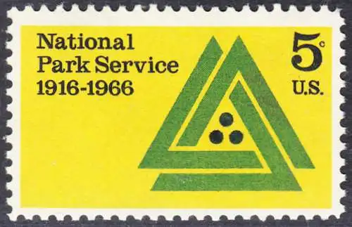 USA Michel 0905 / Scott 1314 postfrisch EINZELMARKE (a3) - 50 Jahre Nationalparkdienst 