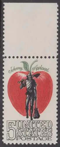 USA Michel 0908 / Scott 1317 postfrisch EINZELMARKE RAND oben (a2) - Amerikanische Folklore: Johnny Appleseed