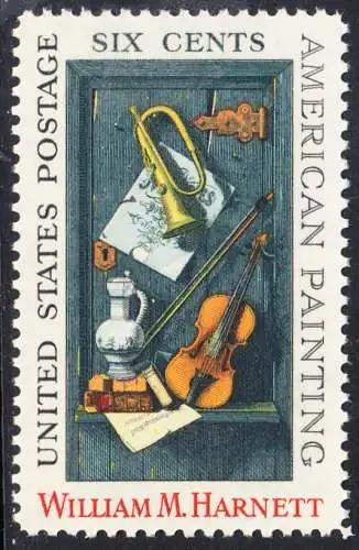 USA Michel 0998 / Scott 1386 postfrisch EINZELMARKE - William M. Harnett, Maler