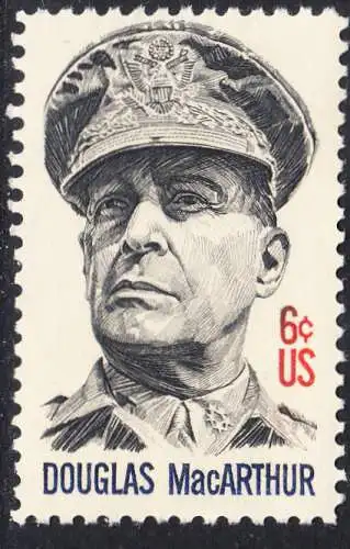 USA Michel 1026 / Scott 1424 postfrisch EINZELMARKE (a3) - General Douglas MacArthur