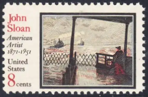 USA Michel 1045 / Scott 1433 postfrisch EINZELMARKE (a4) - John Sloan, Maler