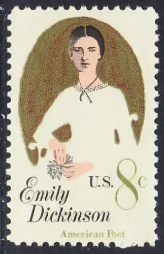 USA Michel 1048 / Scott 1436 postfrisch EINZELMARKE (a2) - Emily E. Dickinson (1830-1886), Dichterin