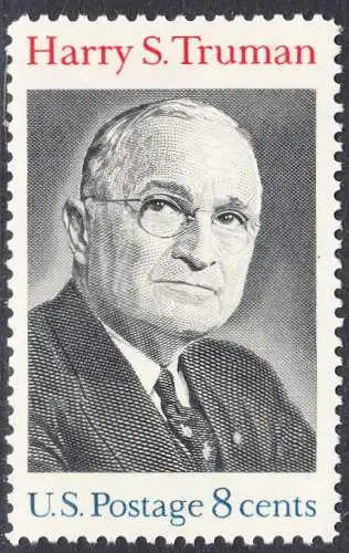 USA Michel 1106 / Scott 1499 postfrisch EINZELMARKE (a2) - Harry S. Truman, 33. Präsident
