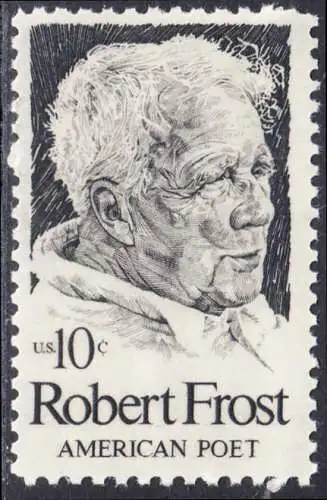 USA Michel 1133 / Scott 1526 postfrisch EINZELMARKE (a3)- Robert Lee Frost (1874-1963), Lyriker 