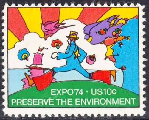 USA Michel 1134 / Scott 1527 postfrisch EINZELMARKE (a2) - Sonderausstellung EXPO ’74, Spokane