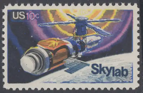 USA Michel 1136 / Scott 1529 ungummiert EINZELMARKE - Raumfahrtunternehmen Skylab