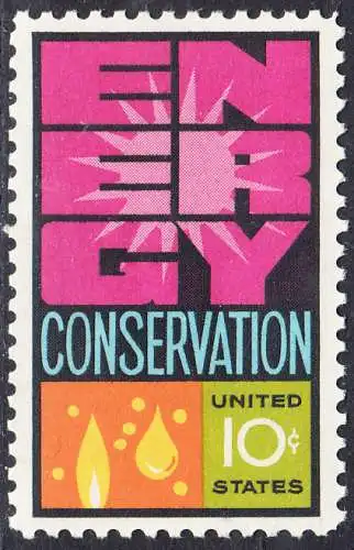 USA Michel 1156 / Scott 1547 postfrisch EINZELMARKE (a3) - Weltenergiekonferenz
