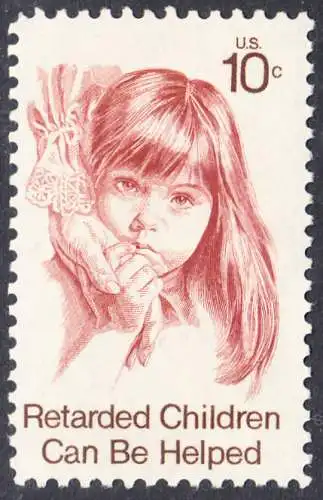 USA Michel 1159 / Scott 1549 postfrisch EINZELMARKE (a2) - Hilfe für behinderte Kinder