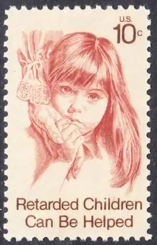 USA Michel 1159 / Scott 1549 postfrisch EINZELMARKE (a3) - Hilfe für behinderte Kinder