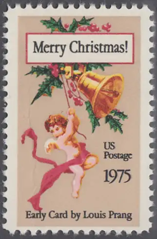 USA Michel 1189 / Scott 1580 postfrisch EINZELMARKE (Gumm.beeintr. / a1) - Weihnachten