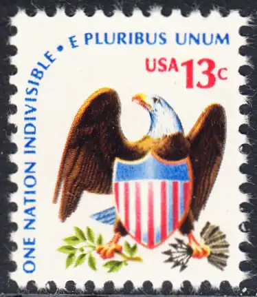 USA Michel 1196 / Scott 1596 postfrisch EINZELMARKE (a3) - Americana-Ausgabe: Adler mit Wappenschild