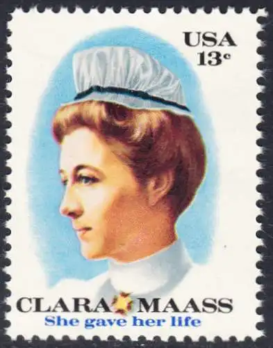 USA Michel 1286 / Scott 1699 postfrisch EINZELMARKE (a2) - Clara Maass, Krankenschwester