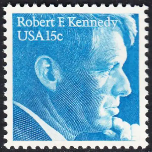 USA Michel 1371 / Scott 1770 EINZELMARKE (a3)- Robert Francis Kennedy, Politiker