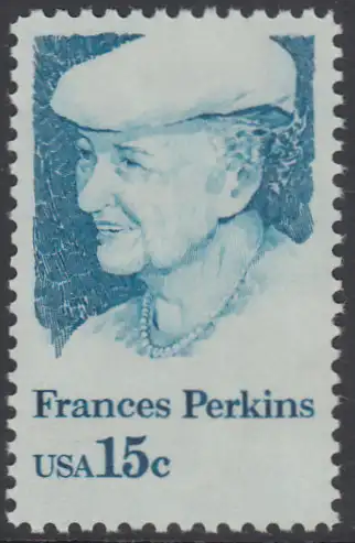 USA Michel 1427 / Scott 1821 postfrisch EINZELMARKE (a2) - Frances Perkins, erstes weibliches Regierungsmitglied