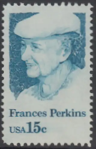 USA Michel 1427 / Scott 1821 postfrisch EINZELMARKE (a3) - Frances Perkins, erstes weibliches Regierungsmitglied