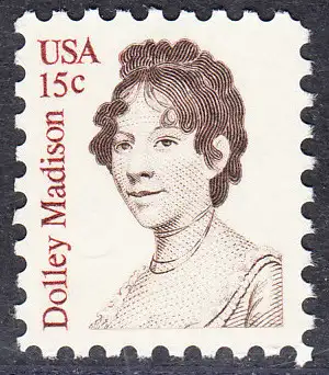 USA Michel 1428 / Scott 1822 postfrisch EINZELMARKE - Amerikanische Persönlichkeiten: Dolly Madison, Präsidentengattin