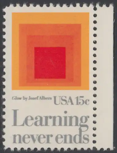 USA Michel 1440 / Scott 1833 postfrisch EINZELMARKE RAND rechts (a2) - Erziehung