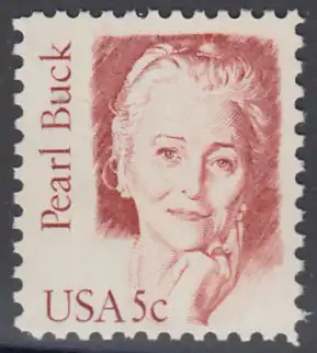 USA Michel 1640 / Scott 1848 postfrisch EINZELMARKE (a2) - Amerikanische Persönlichkeiten: Pearl Buck, eigentl. Pearl Walsh (1892-1973), Schriftstellerin, Nobelpreis 1938
