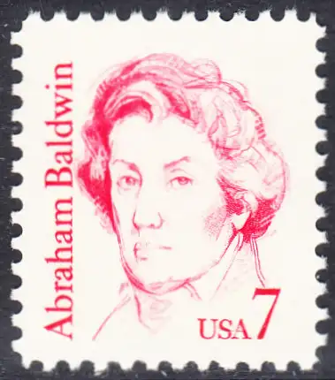 USA Michel 1721 / Scott 1850 postfrisch EINZELMARKE (a3) - Amerikanische Persönlichkeiten: Abraham Baldwin, Politiker