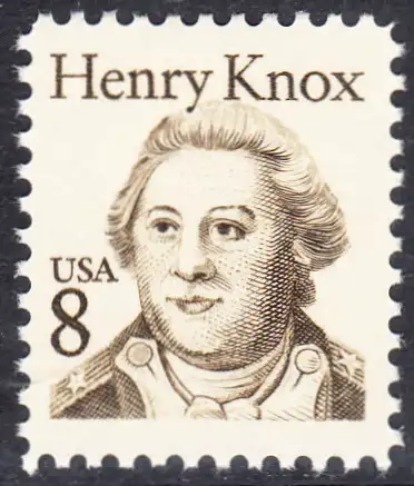 USA Michel 1760 / Scott 1851 postfrisch EINZELMARKE (a2) - Amerikanische Persönlichkeiten: General Henry Knox (1750-1806), Kriegsminister