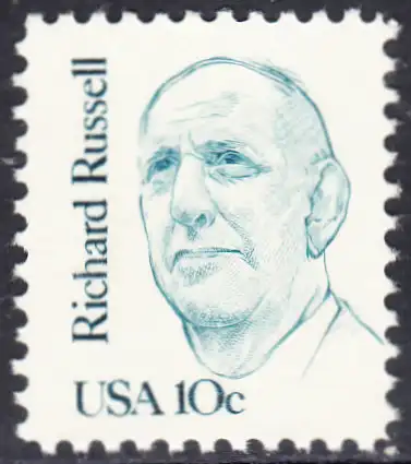 USA Michel 1698 / Scott 1853 postfrisch EINZELMARKE (a2) - Amerikanische Persönlichkeiten: Richard B. Russell (1897-1971), Senator