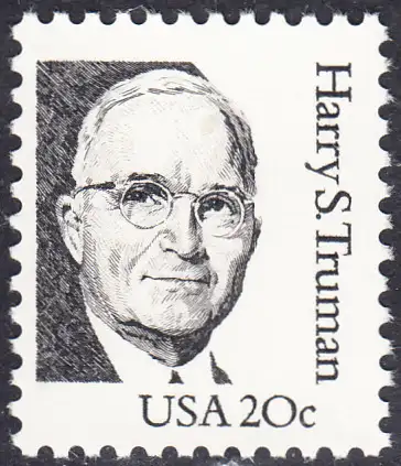 USA Michel 1676 / Scott 1862 postfrisch EINZELMARKE (a2) - Amerikanische Persönlichkeiten: Harry S. Truman (1884-1972), 33. Präsident der USA