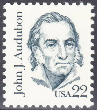 USA Michel 1749 / Scott 1863 postfrisch EINZELMARKE (a3) - Amerikanische Persönlichkeiten: John James Audubon (1785-1851), Zeichner